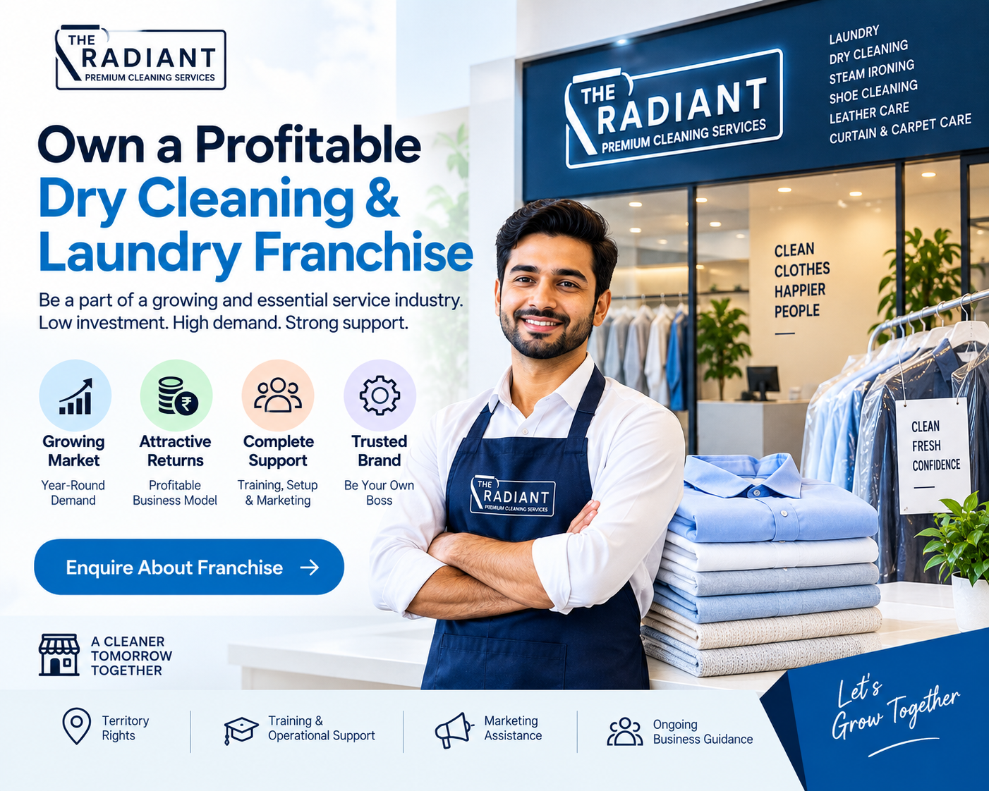 Own a Profitable Dry Cleaning & Laundry Franchise